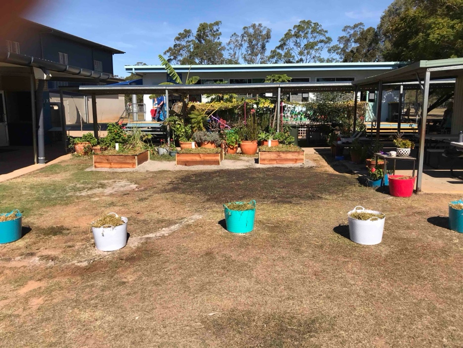 Building a wicking bed for schools